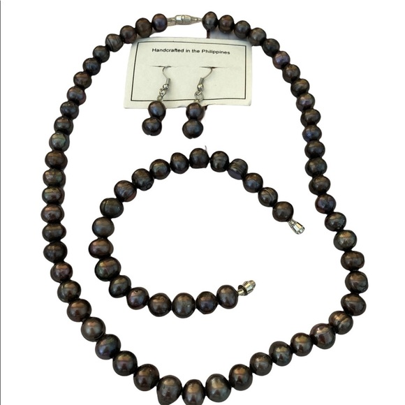 Jewelry - Freshwater Pearls Set Gray